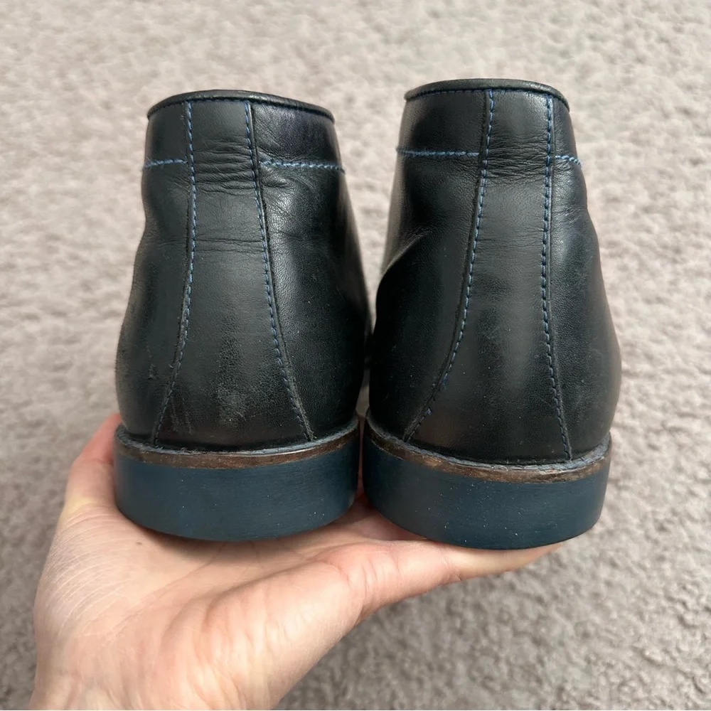 Donald J. Pliner Black Leather Chukka Boots Mens 10